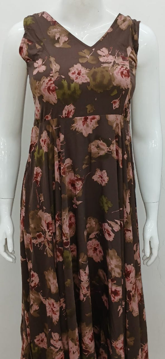 Autumn Bloom Midi Dress