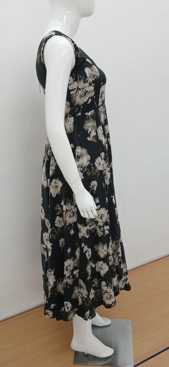 Effortless Floral A-Line Dress