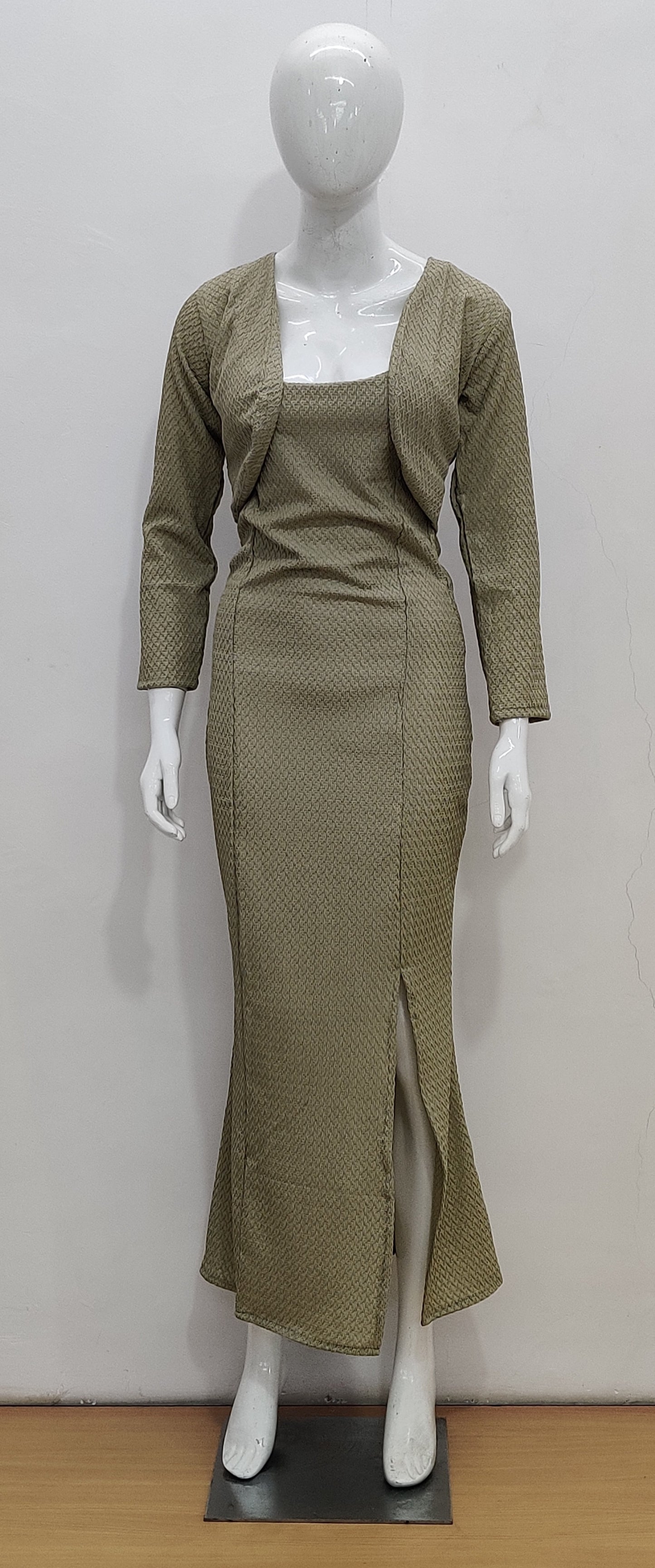 Elegant Dress with cropped jacket
