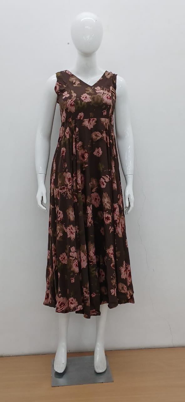 Autumn Bloom Midi Dress