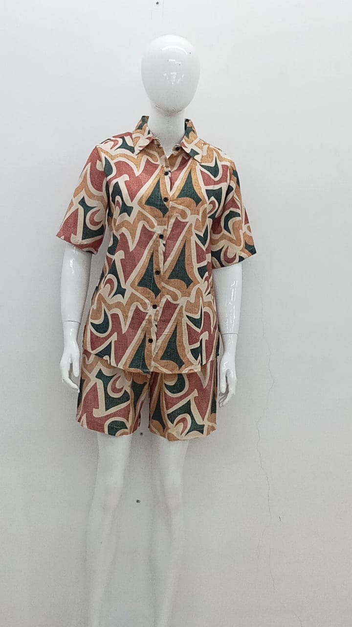 Groovy Print Short Set
