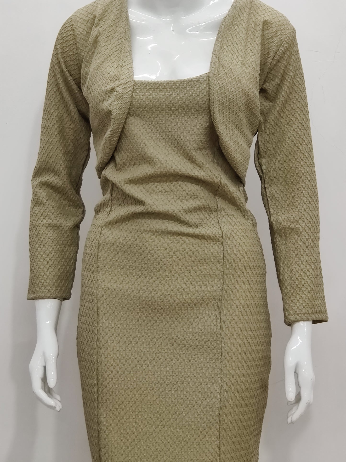 Elegant Dress with cropped jacket